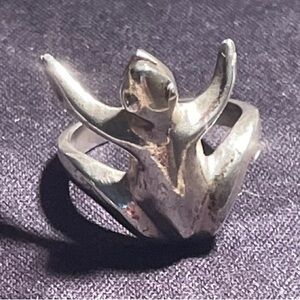 Sterling Silver Lizard/Frog/??? Ring